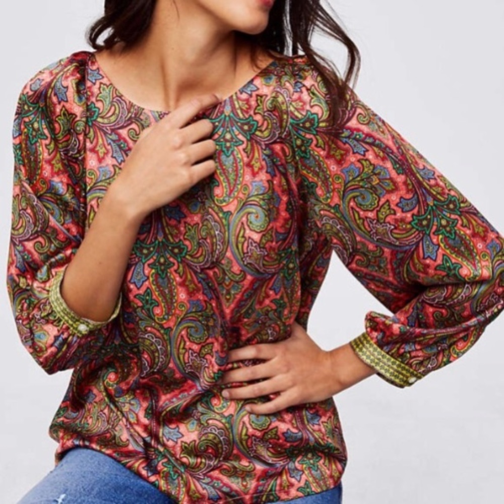 Loft Paisley Top🌸